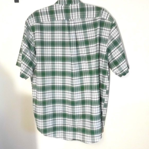 Towncraft Casual Button-Down Top Check Office Travel Men's Size L - Picture 7 of 9